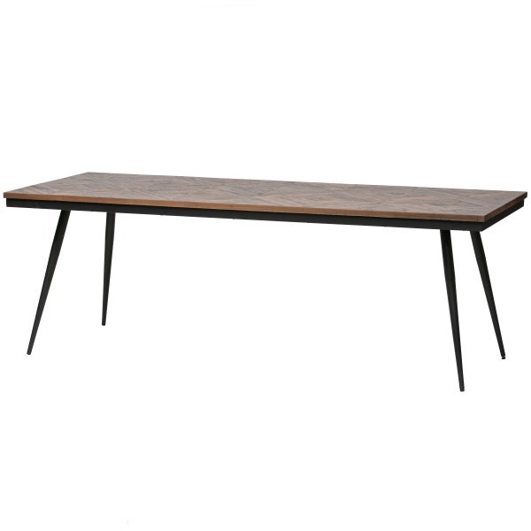 De Eekhoorn RHOMBIC EETTAFEL 220X90 CM HOUT/METAAL