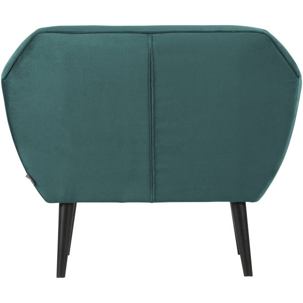 De Eekhoorn ROCCO FAUTEUIL VELVET GROENBLAUW