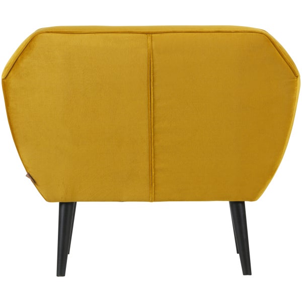 De Eekhoorn ROCCO FAUTEUIL VELVET OKER