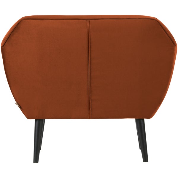 De Eekhoorn ROCCO FAUTEUIL VELVET ROEST