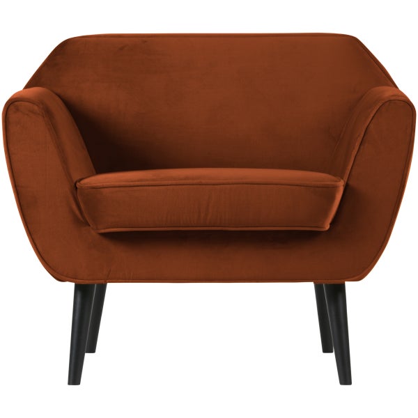 De Eekhoorn ROCCO FAUTEUIL VELVET ROEST