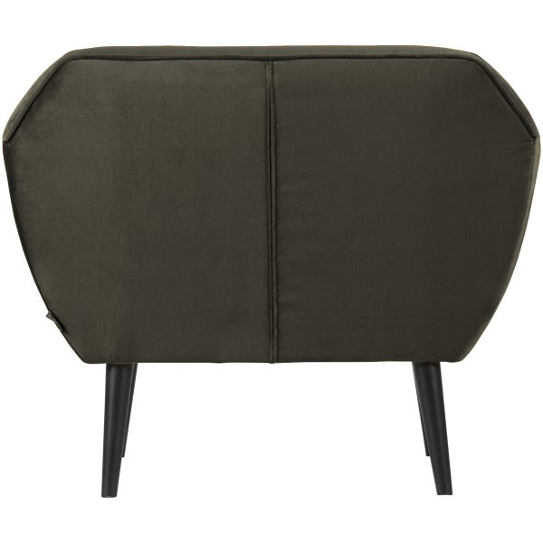 De Eekhoorn ROCCO FAUTEUIL VELVET WARM GROEN