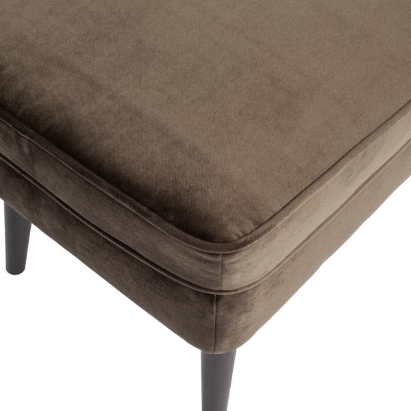 De Eekhoorn ROCCO HOCKER VELVET WARM GROEN