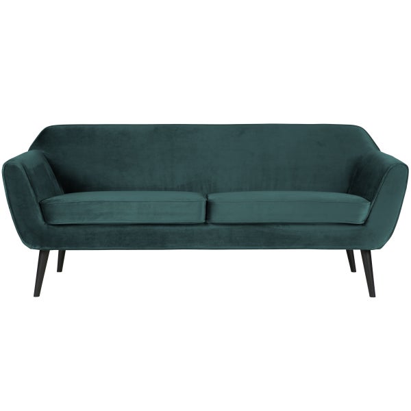 De Eekhoorn ROCCO SOFA 187 CM VELVET GROENBLAUW