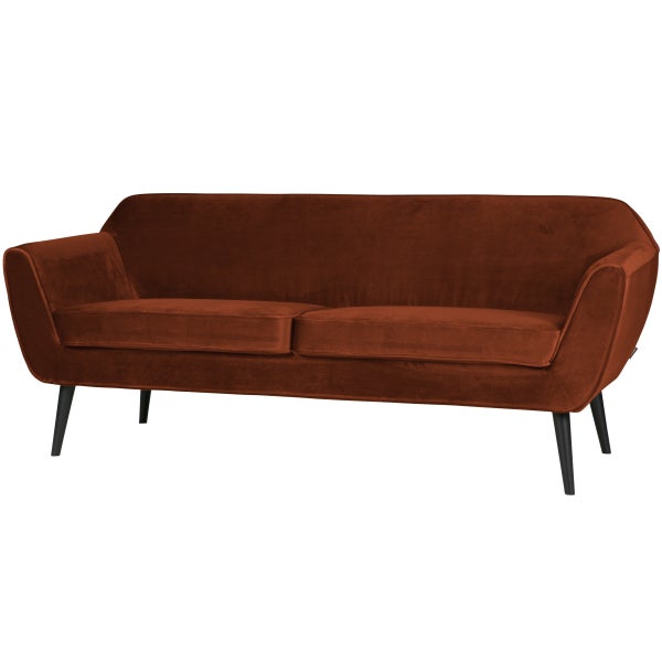 De Eekhoorn ROCCO SOFA 187 CM VELVET ROEST