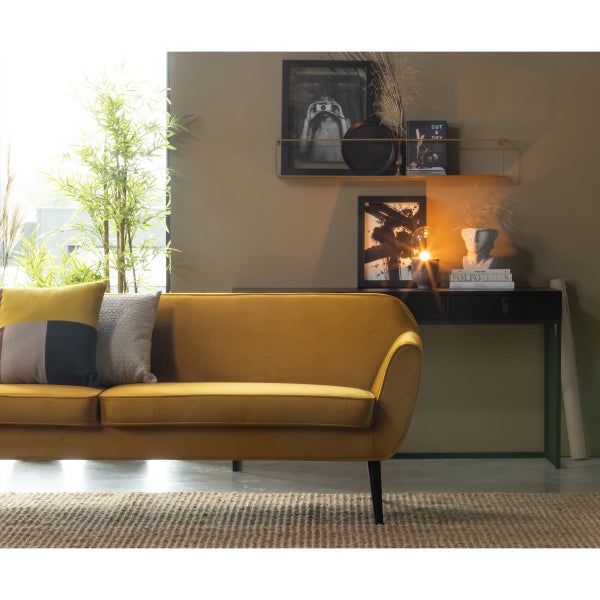De Eekhoorn ROCCO XL SOFA 230 CM VELVET OKER
