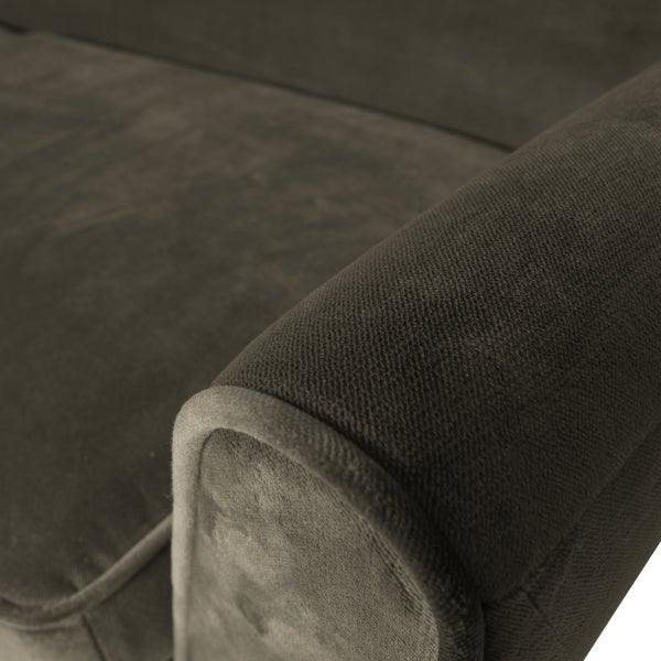 De Eekhoorn ROCCO XL SOFA 230 CM VELVET WARM GROEN