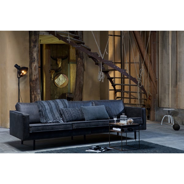 De Eekhoorn RODEO 3-ZITS BANK ECOLEER ZWART