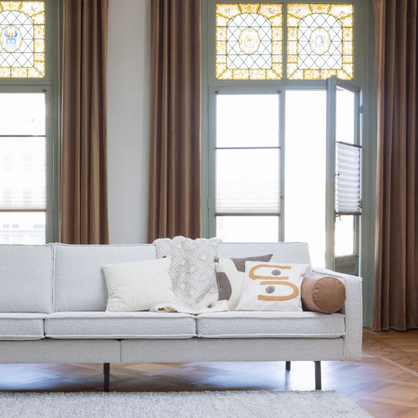 De Eekhoorn RODEO BANK 3-ZITS BOUCLÉ NATUREL