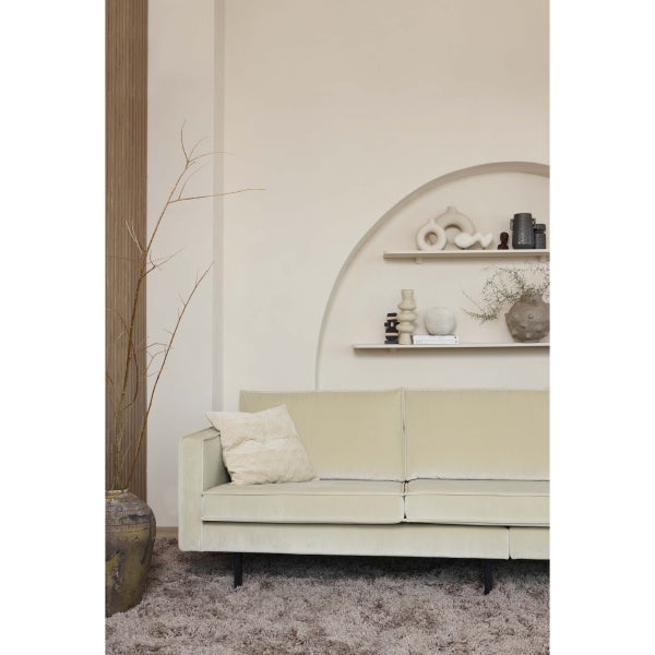 De Eekhoorn RODEO BANK 3-ZITS VELVET PISTACHE