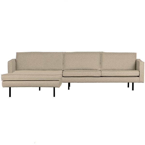 de eekhoorn RODEO CHAISE LONGUE LINKS BOUCLÉ BEIGE