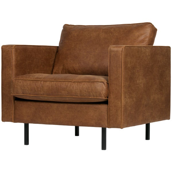 De Eekhoorn RODEO CLASSIC FAUTEUIL ECOLEER COGNAC