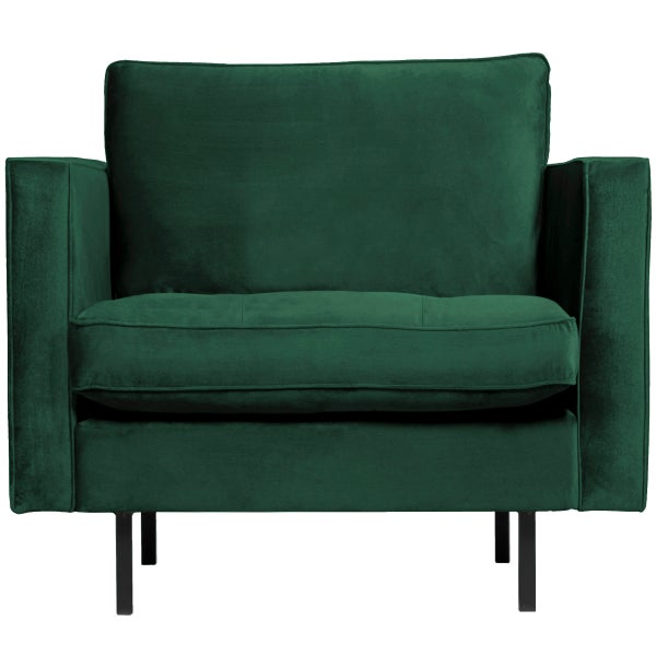 De Eekhoorn RODEO CLASSIC FAUTEUIL VELVET BOSGROEN