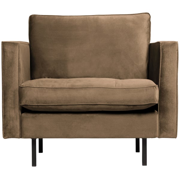 De Eekhoorn RODEO CLASSIC FAUTEUIL VELVET TAUPE