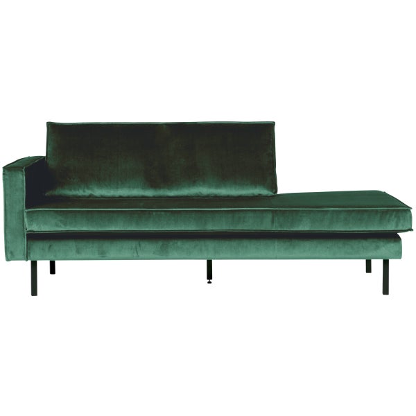 De Eekhoorn RODEO DAYBED LINKS VELVET BOSGROEN