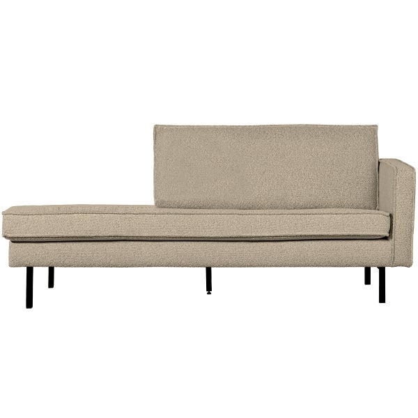 De Eekhoorn RODEO DAYBED RECHTS BOUCLÉ BEIGE