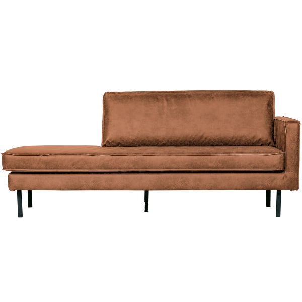 De Eekhoorn RODEO DAYBED RECHTS ECOLEER COGNAC
