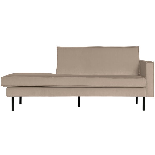 De Eekhoorn RODEO DAYBED RECHTS VELVET KHAKI