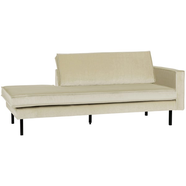 De Eekhoorn RODEO DAYBED RECHTS VELVET PISTACHE