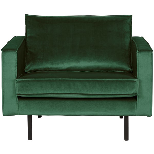 De Eekhoorn RODEO FAUTEUIL VELVET BOSGROEN