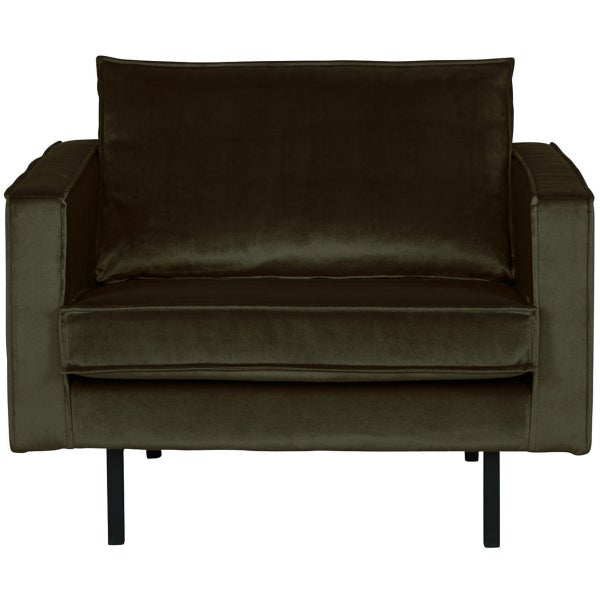 De Eekhoorn RODEO FAUTEUIL VELVET DONKERGROEN
