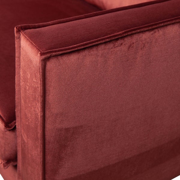 De Eekhoorn RODEO FAUTEUIL VELVET KASTANJE