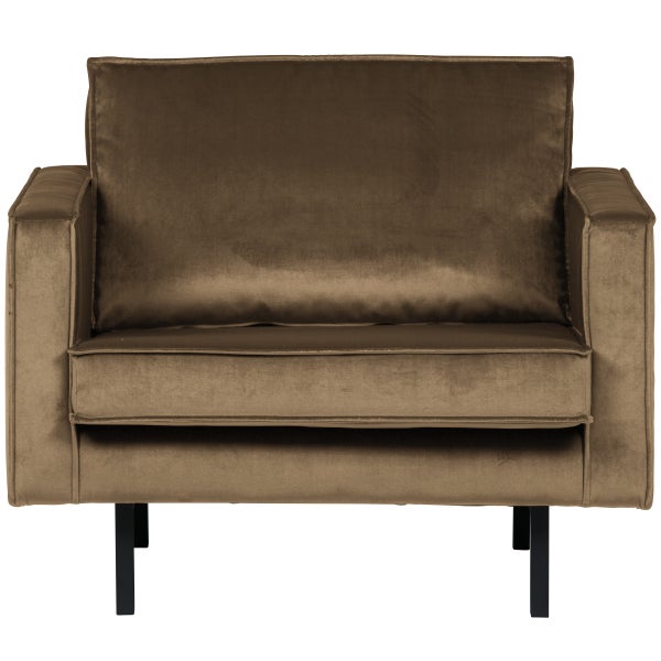 De Eekhoorn RODEO FAUTEUIL VELVET TAUPE