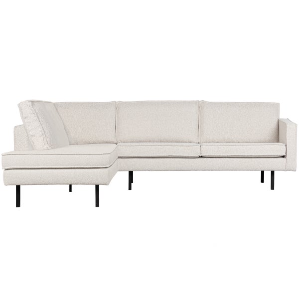 De Eekhoorn RODEO HOEKBANK LINKS BOUCLÉ NATUREL