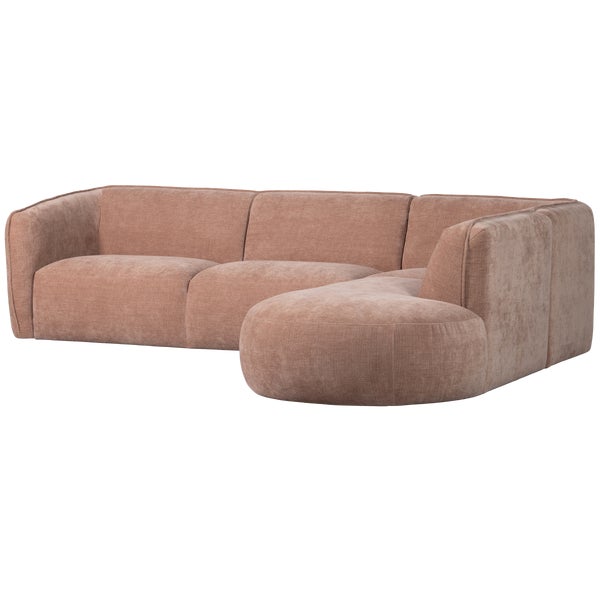 De Eekhoorn ROSE HOEKBANK RECHTS BLUSH