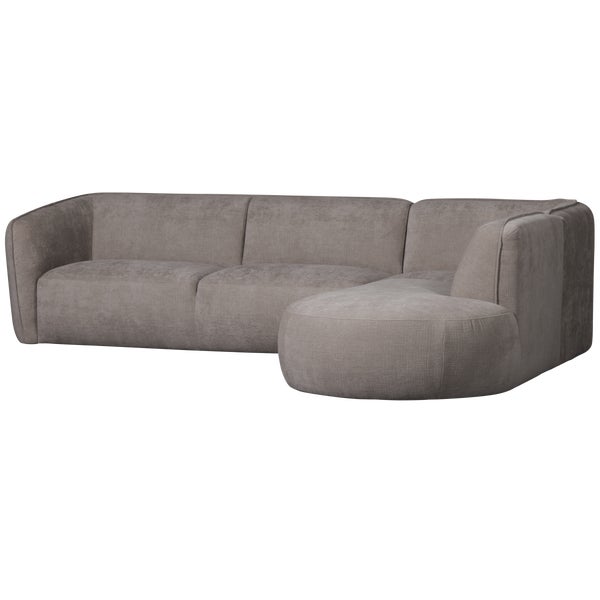De Eekhoorn ROSE HOEKBANK RECHTS TAUPE