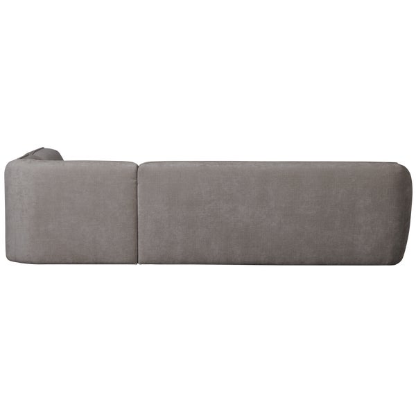 De Eekhoorn ROSE HOEKBANK RECHTS TAUPE