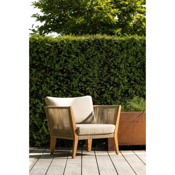 De Eekhoorn SAN REMO TUIN FAUTEUIL TEAK ZAND