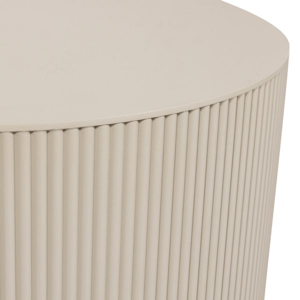 de eekhoorn SANNE BIJZETTAFEL ROND ANTIEK BEIGE