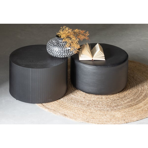 De Eekhoorn SANNE BIJZETTAFEL ROND ZWART