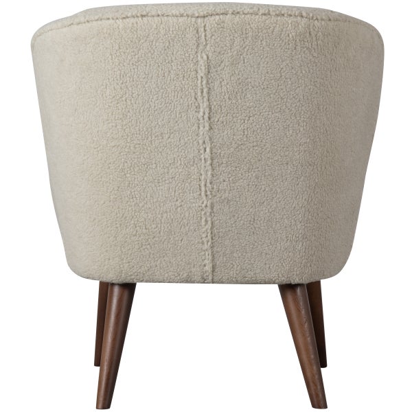 De Eekhoorn SARA FAUTEUIL TEDDY OFF WHITE
