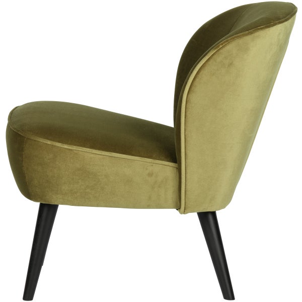 de eekhoorn SARA FAUTEUIL VELVET ARMY