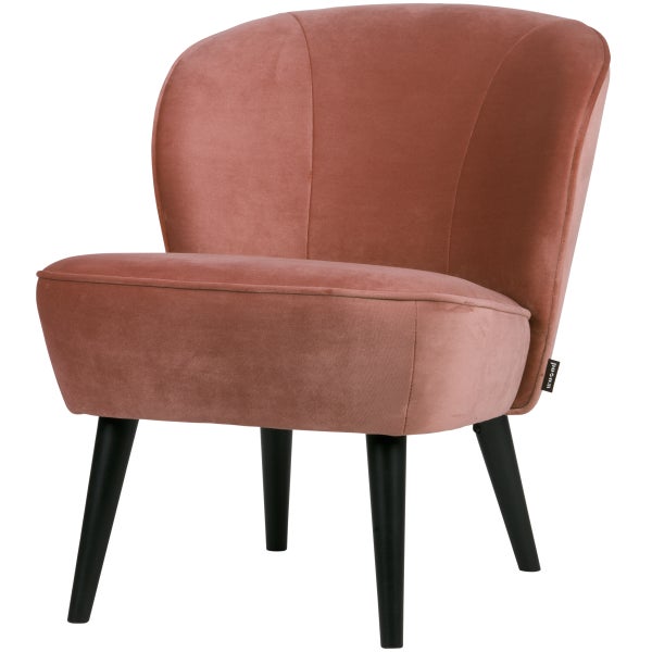 De Eekhoorn SARA FAUTEUIL VELVET OUD ROZE