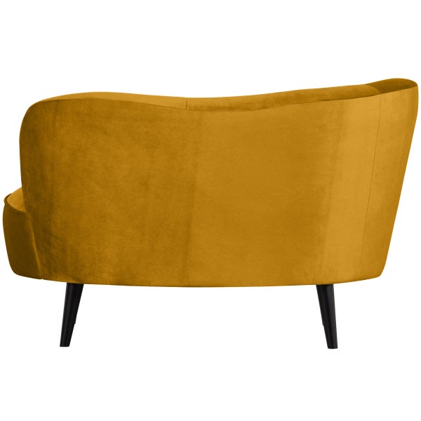 De Eekhoorn SARA LOUNGE FAUTEUIL LINKS VELVET OKER