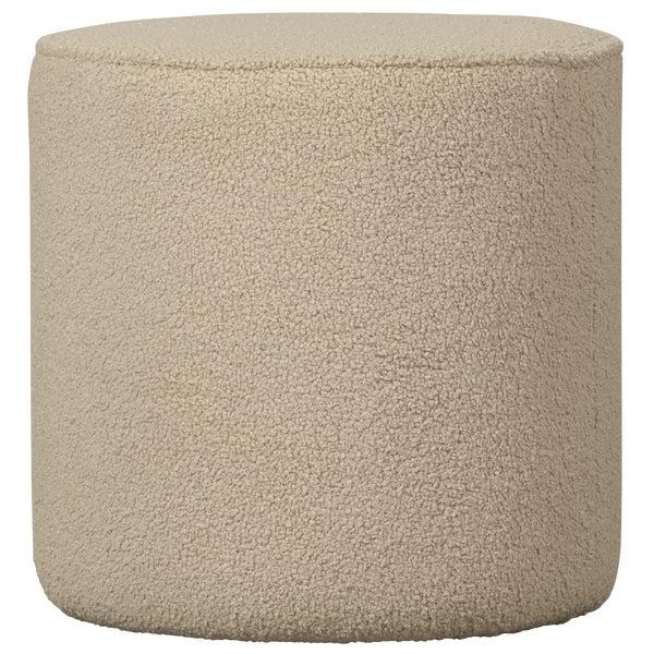 de eekhoorn SARA POEF HOOG TEDDY ZAND 46xØ46