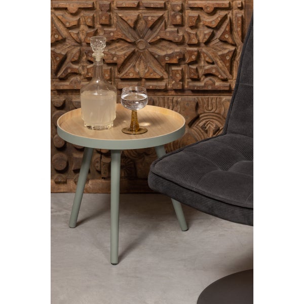 De Eekhoorn SASHA BIJZETTAFEL GROEN Ø41 CM