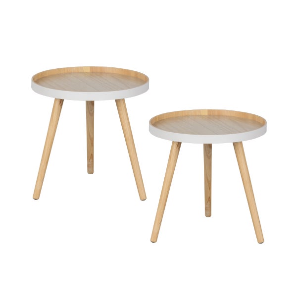 de eekhoorn SASHA BIJZETTAFEL HOUT Ø41 CM