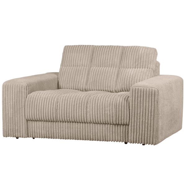 De Eekhoorn SECOND DATE LOVESEAT RIBSTOF TRAVERTIN