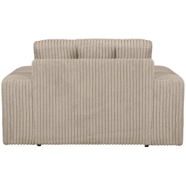 De Eekhoorn SECOND DATE LOVESEAT RIBSTOF TRAVERTIN