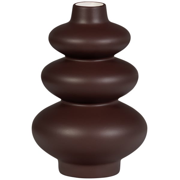 De Eekhoorn SENSUAL VAAS KERAMIEK 29 CM MERLOT