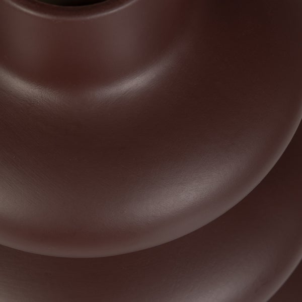 de eekhoorn SENSUAL VAAS KERAMIEK 29 CM MERLOT