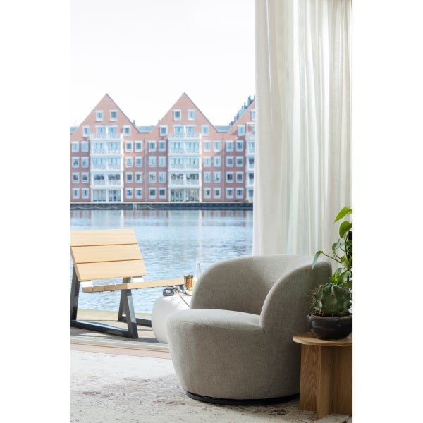 De Eekhoorn SET V 2 - LINA BIJZETTAFELS HOUT NATUREL