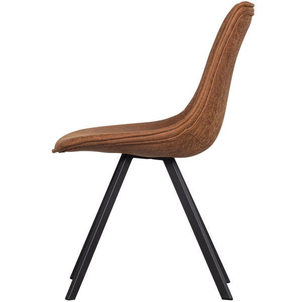 De Eekhoorn SET V 2 - SWEN EETKAMERSTOEL COGNAC