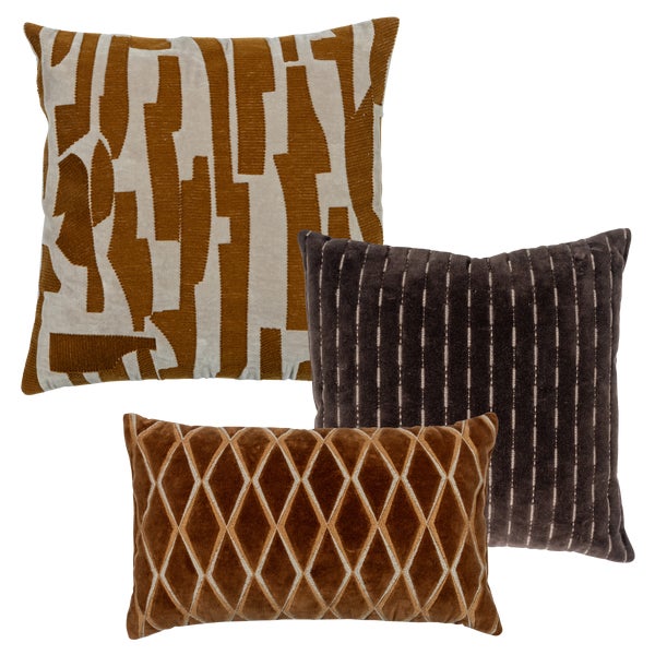 De Eekhoorn SET V 3 - ISAI KUSSENS BRUIN