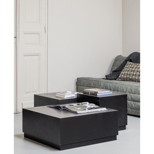 De Eekhoorn SET V 3 - PIM BIJZETTAFELS HOUT ZWART