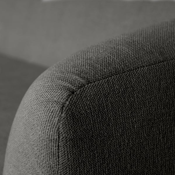 De Eekhoorn SLOPING 3-ZITS BANK MELANGEGRIJS/ZWART